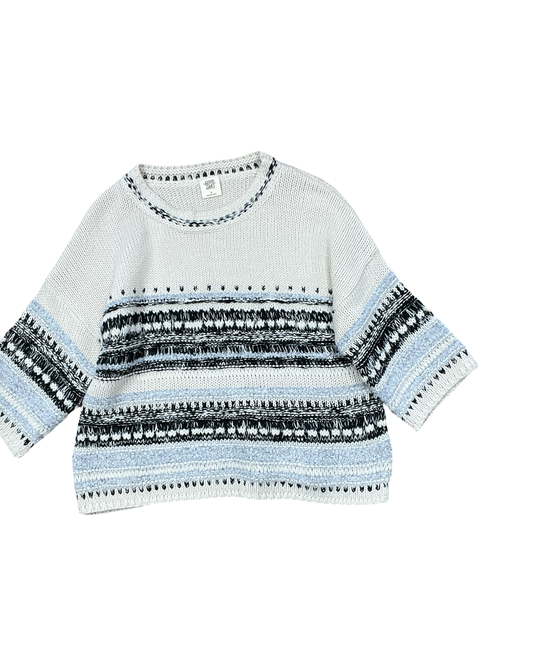 Sweater Ss By Good Hart In Cream, Size:S