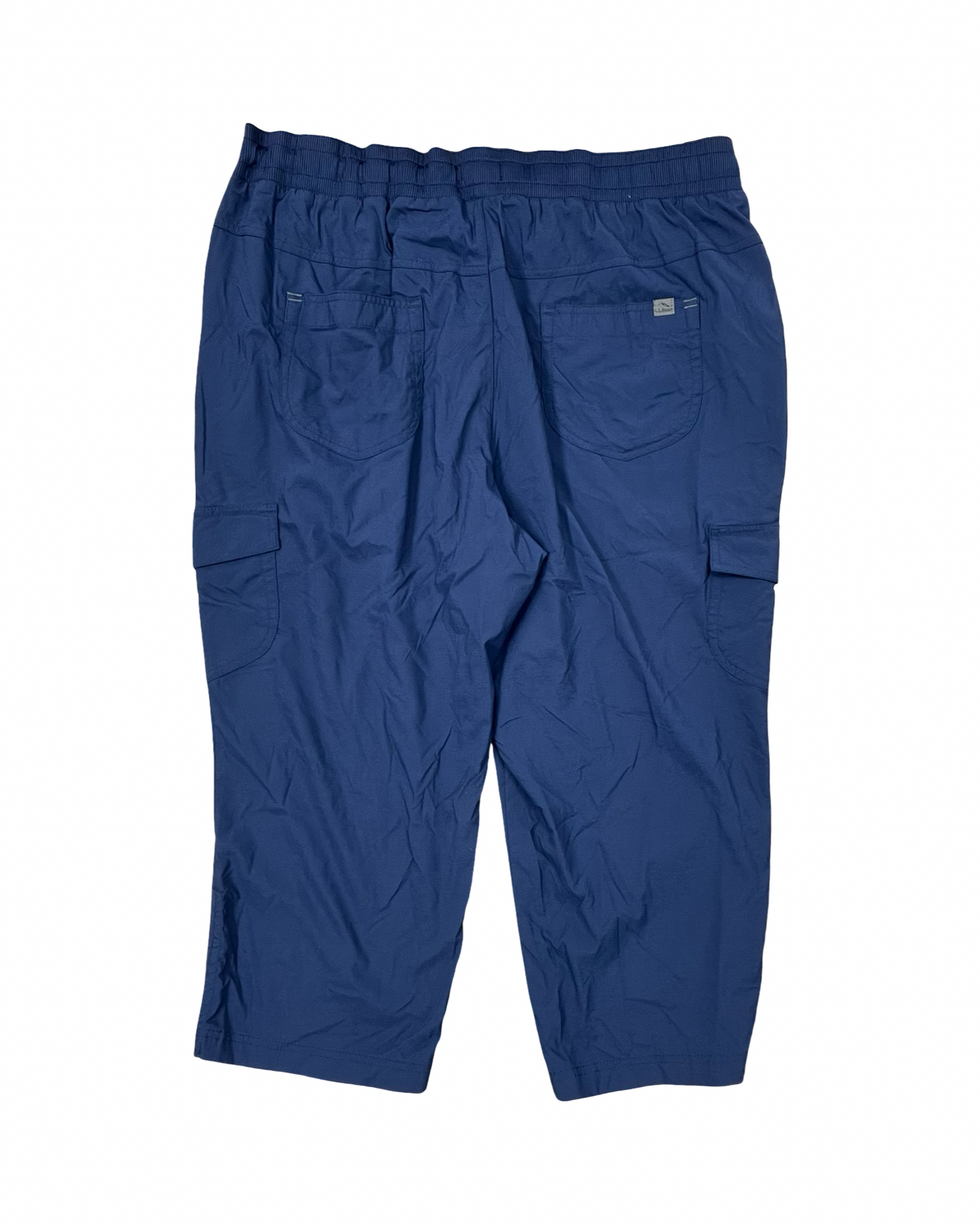 Pants Cropped By L.L. Bean In Blue, Size:1X