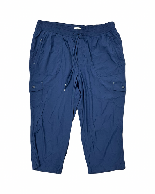 Pants Cropped By L.L. Bean In Blue, Size:1X