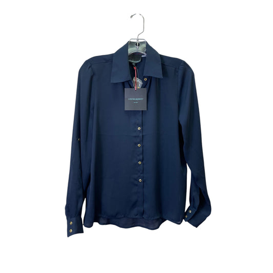 Top Ls By Cynthia Rowley In Blue, Size:M