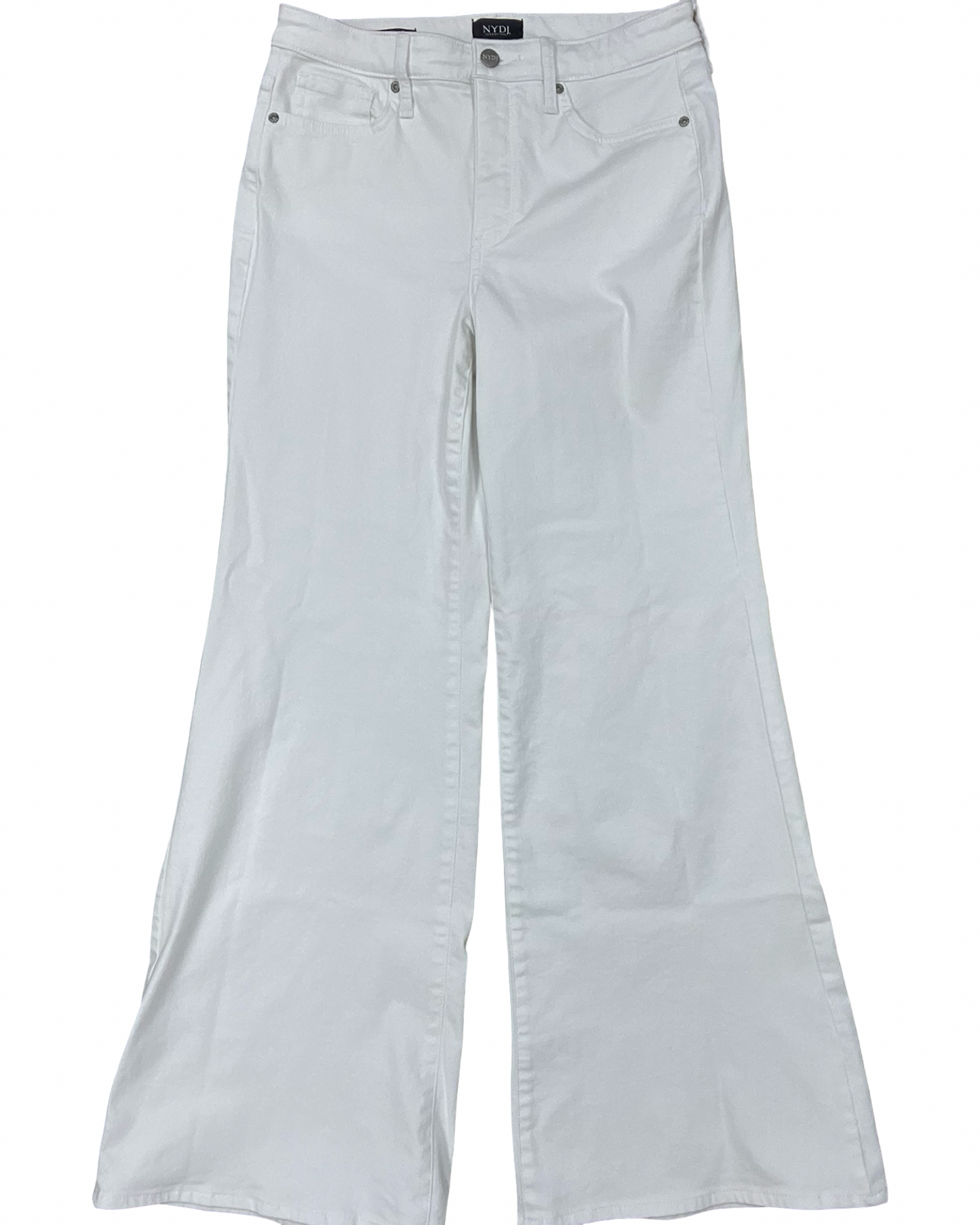 Jeans Wide Leg By Not Your Daughters Jeans In White Denim, Size:6