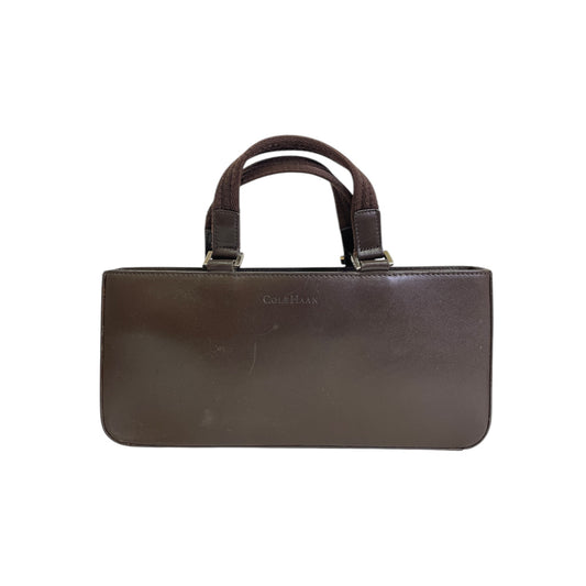 Handbag Leather By Cole-Haan In Brown, Size:Small