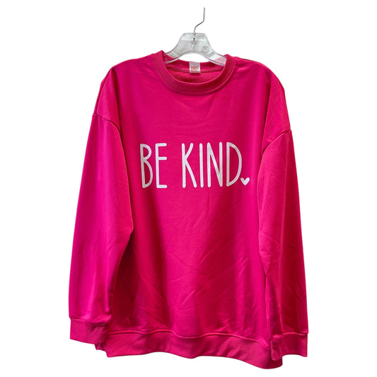 SWEATER by SHEIN In PINK, Size: 1X