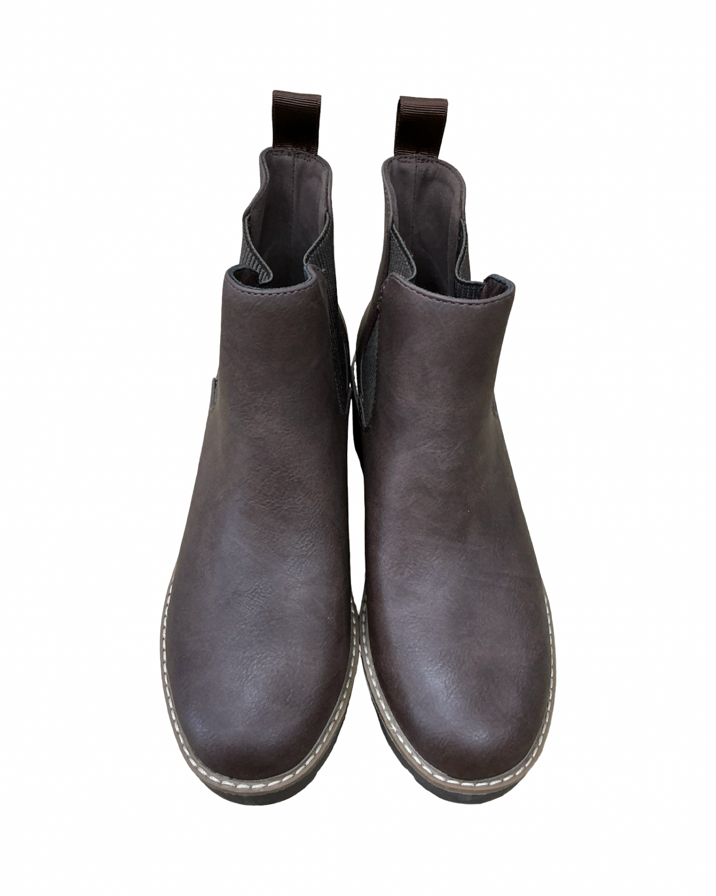 Boots Ankle Flats By Clothes Mentor In Brown, Size:6
