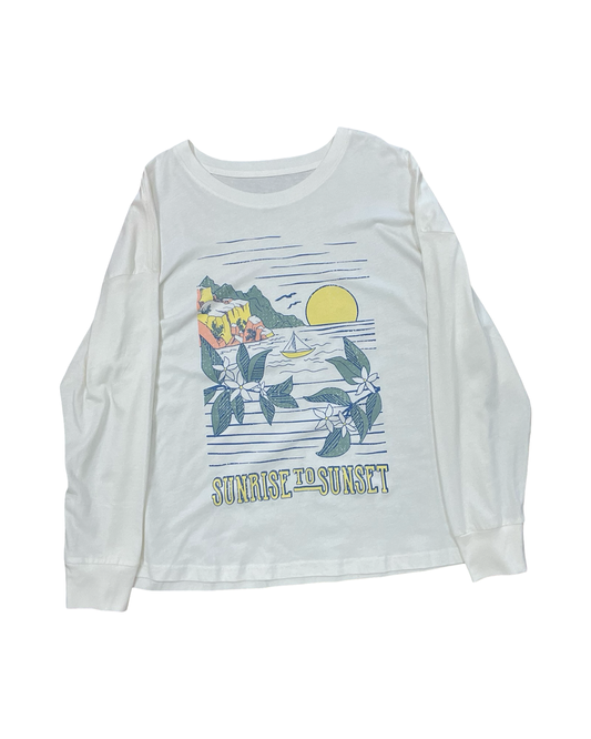 Top Ls By Natural Reflections In Cream, Size:Xl