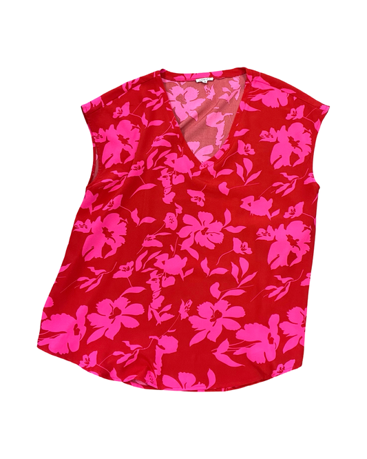 Top Sleeveless By Jodifl In Red, Size:M
