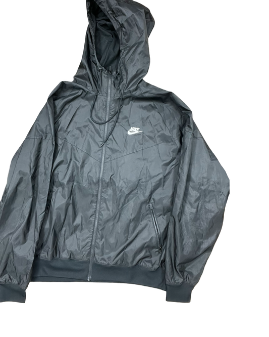 Jacket Windbreaker By Nike In Black, Size:Xl