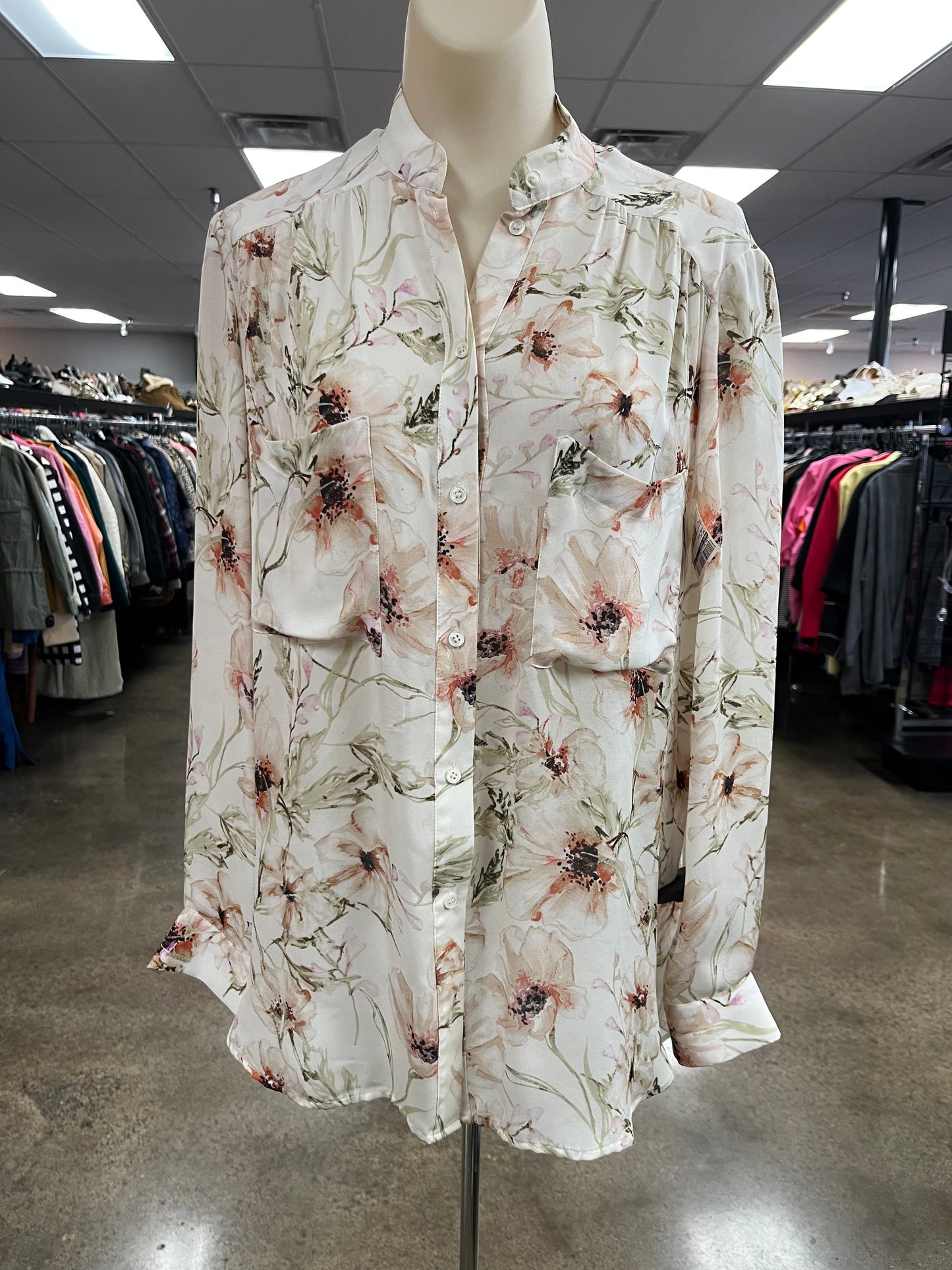 Top Ls By Haute Hippie In Floral Print, Size:S