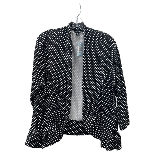 Sweater Cardigan By Torrid In Black & White, Size:2X