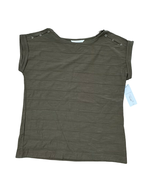 Top Sleeveless By Liz Claiborne In Green, Size:S