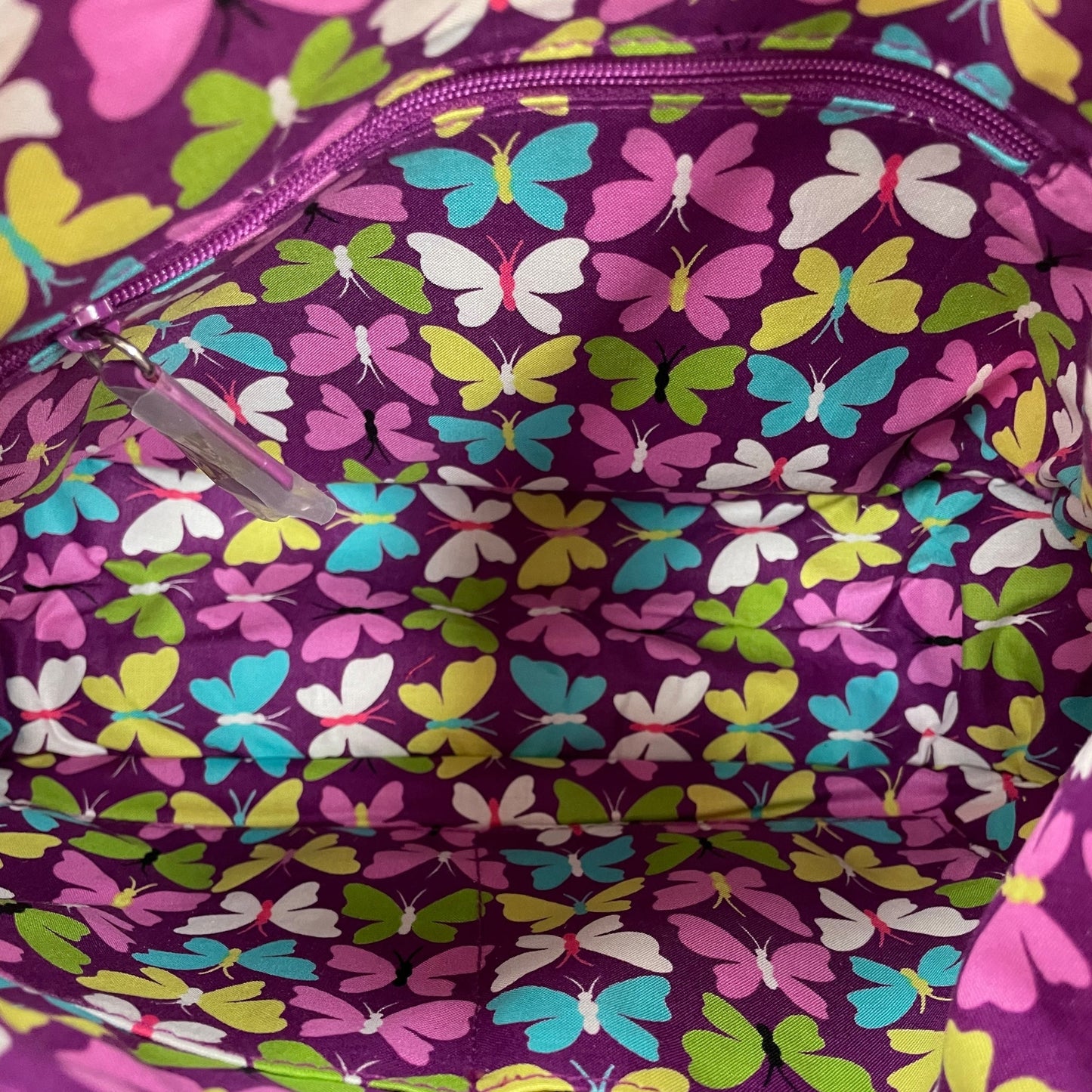 Handbag By Vera Bradley In Purple, Size:Medium