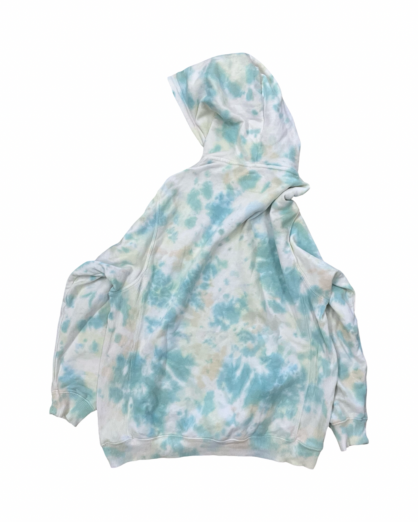 Sweatshirt Hoodie By Aerie In Green & White, Size:S