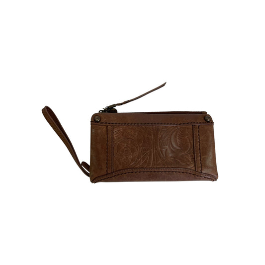 Wristlet Leather By The Sak In Tan, Size:Medium