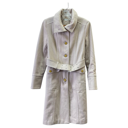 Coat Wool By Kenneth Cole In Beige, Size:Xs