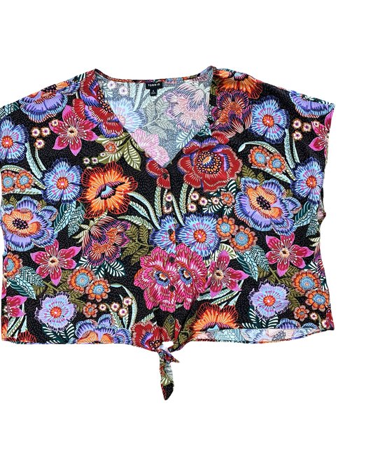 Top Ss By Torrid In Floral Print, Size:4X