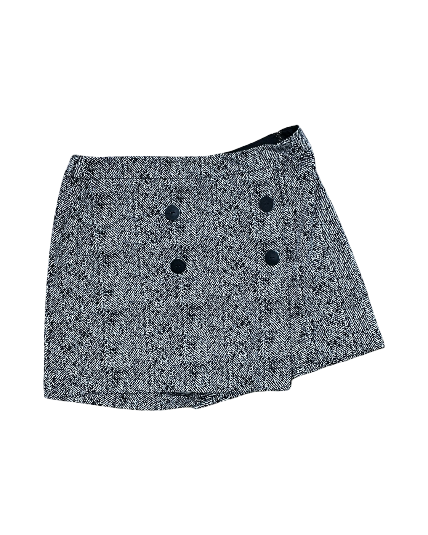 Skort By Express In Black & White, Size:L