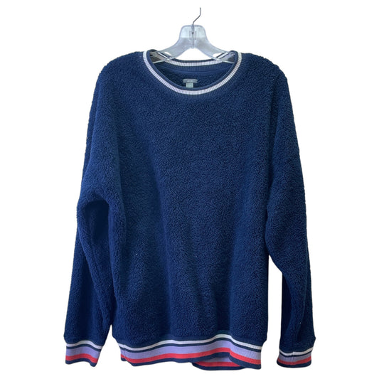 Athletic Sweatshirt Crewneck By Aerie In Navy, Size:L