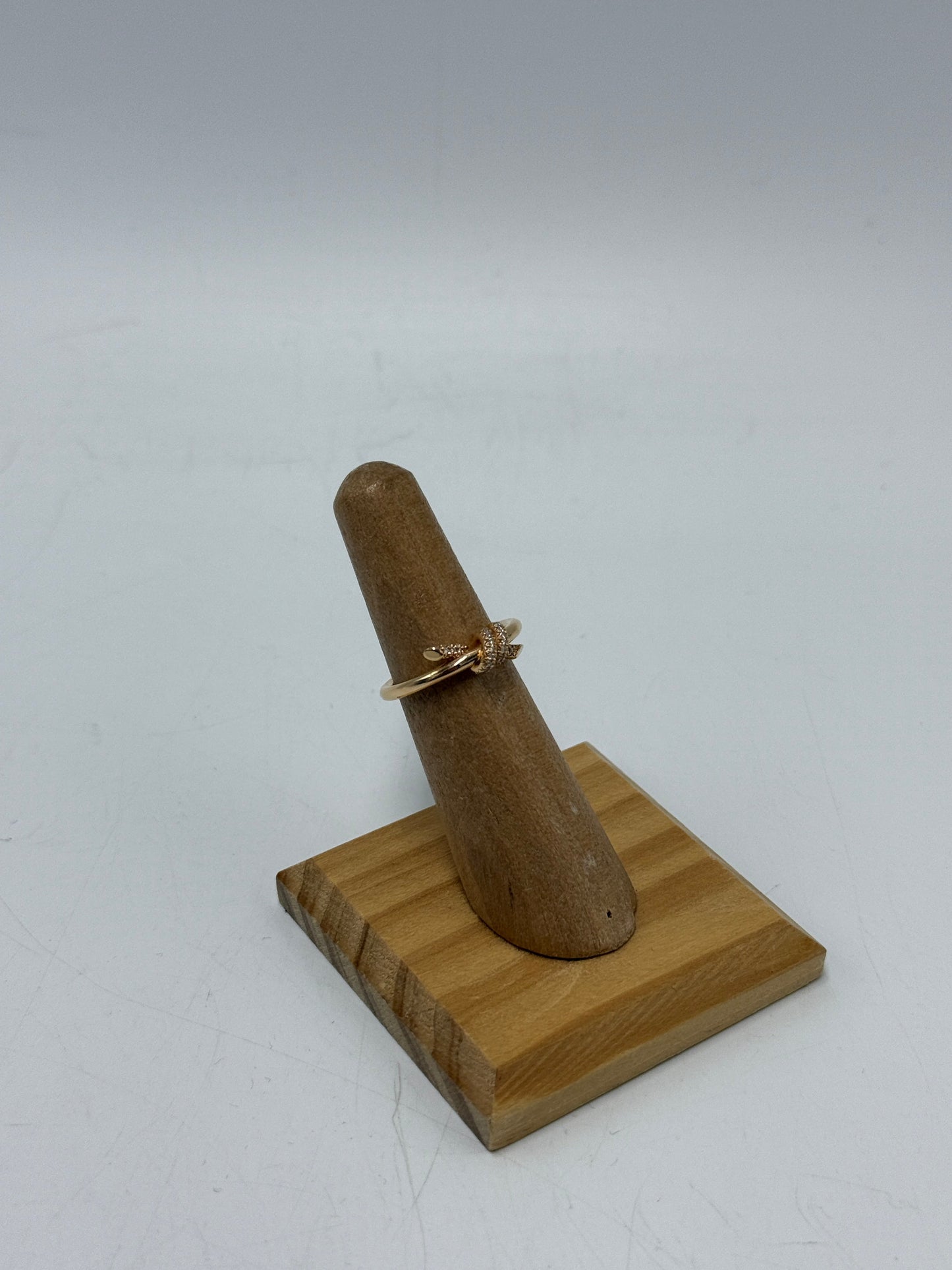 Tiffany & Company Knot 18K Diamond Luxury Ring, Size 6