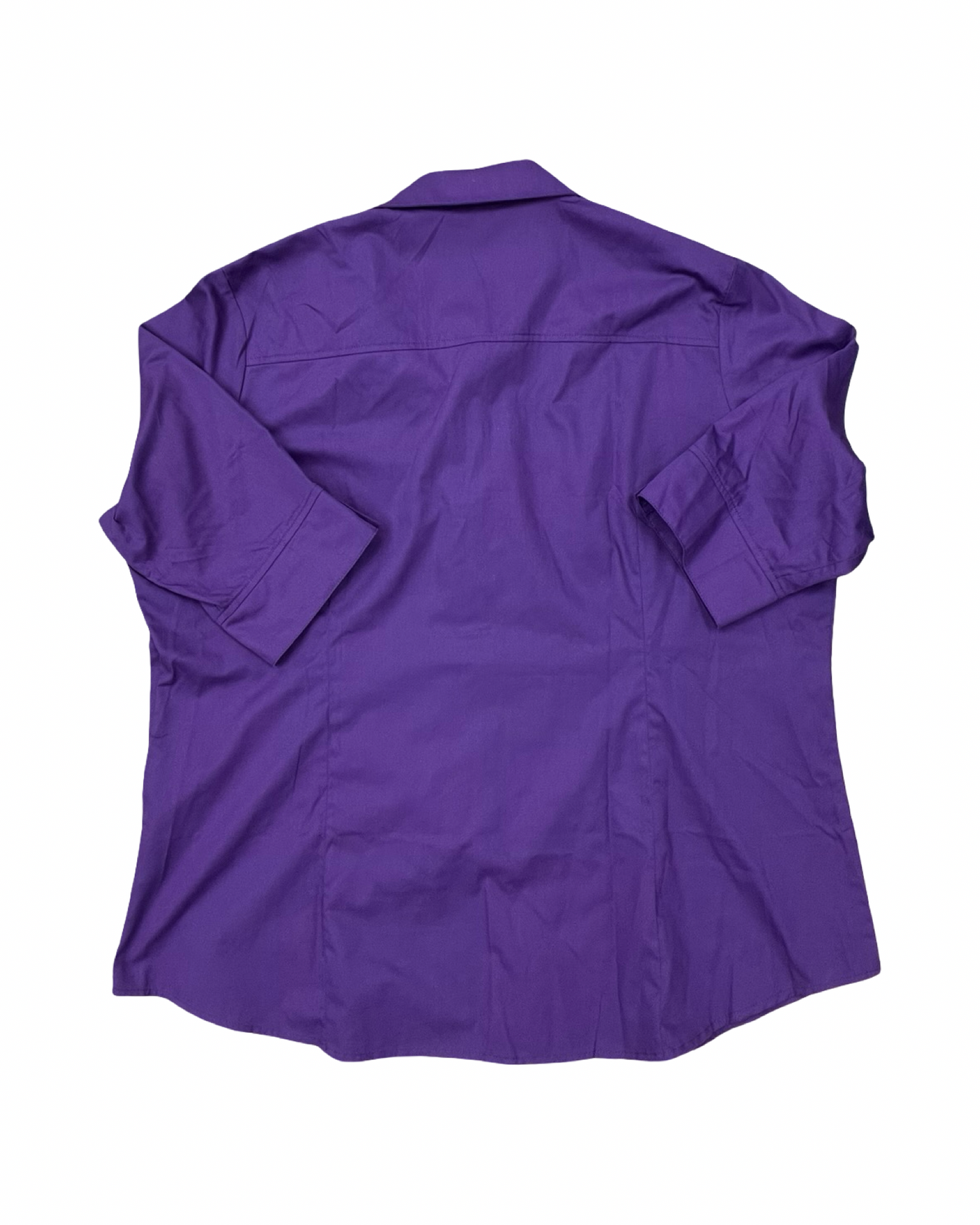Top 3/4 Sleeve By Clothes Mentor In Purple, Size:2X