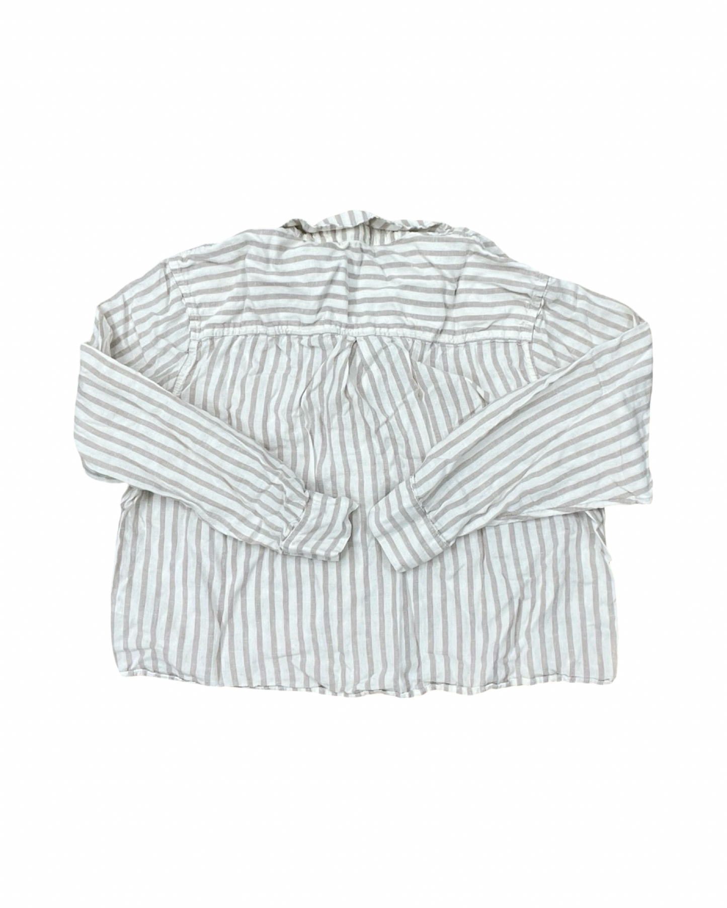 Top Ls By Maurices In Cream & Tan, Size:Xl