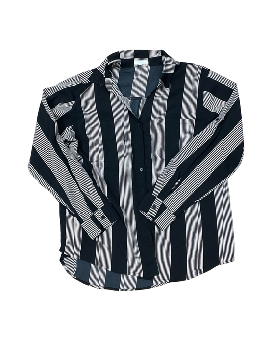 Top Ls By Maurices In Black & White, Size:Xl