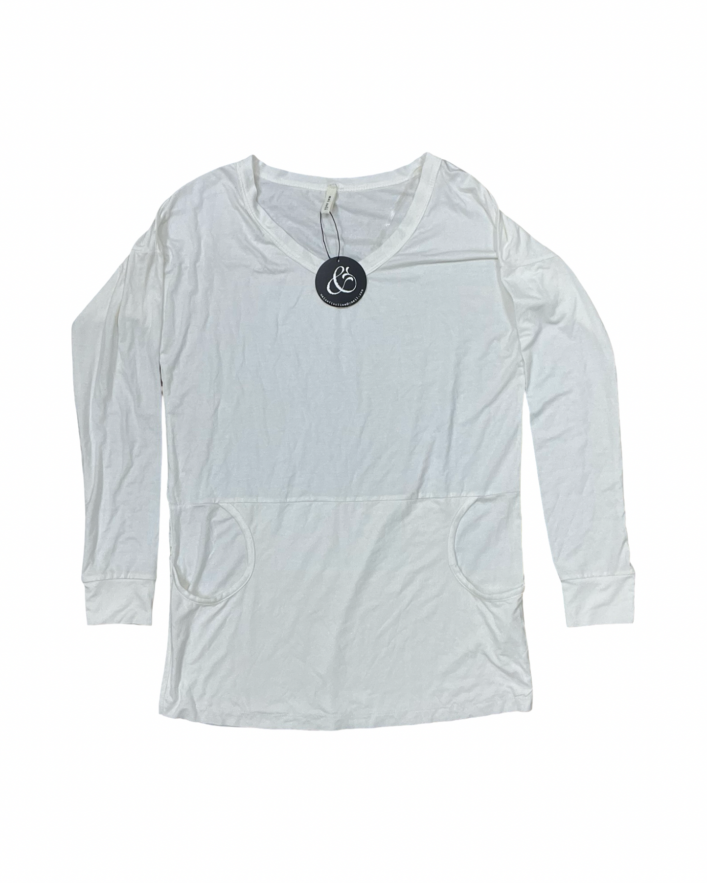 Top Ls By Cmc In White, Size:S
