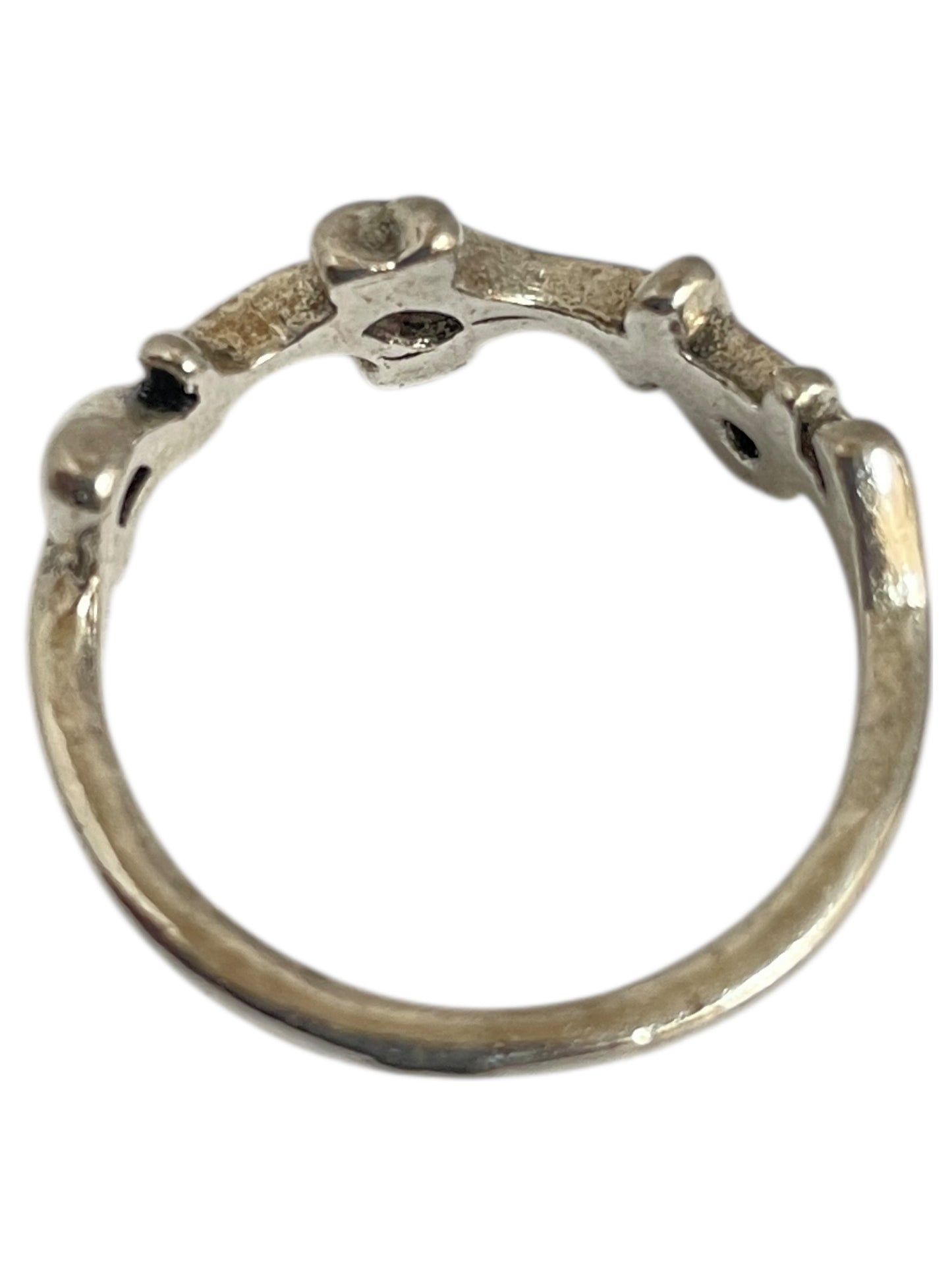 Ring Statement By Cmf In Silver, Size:6.5