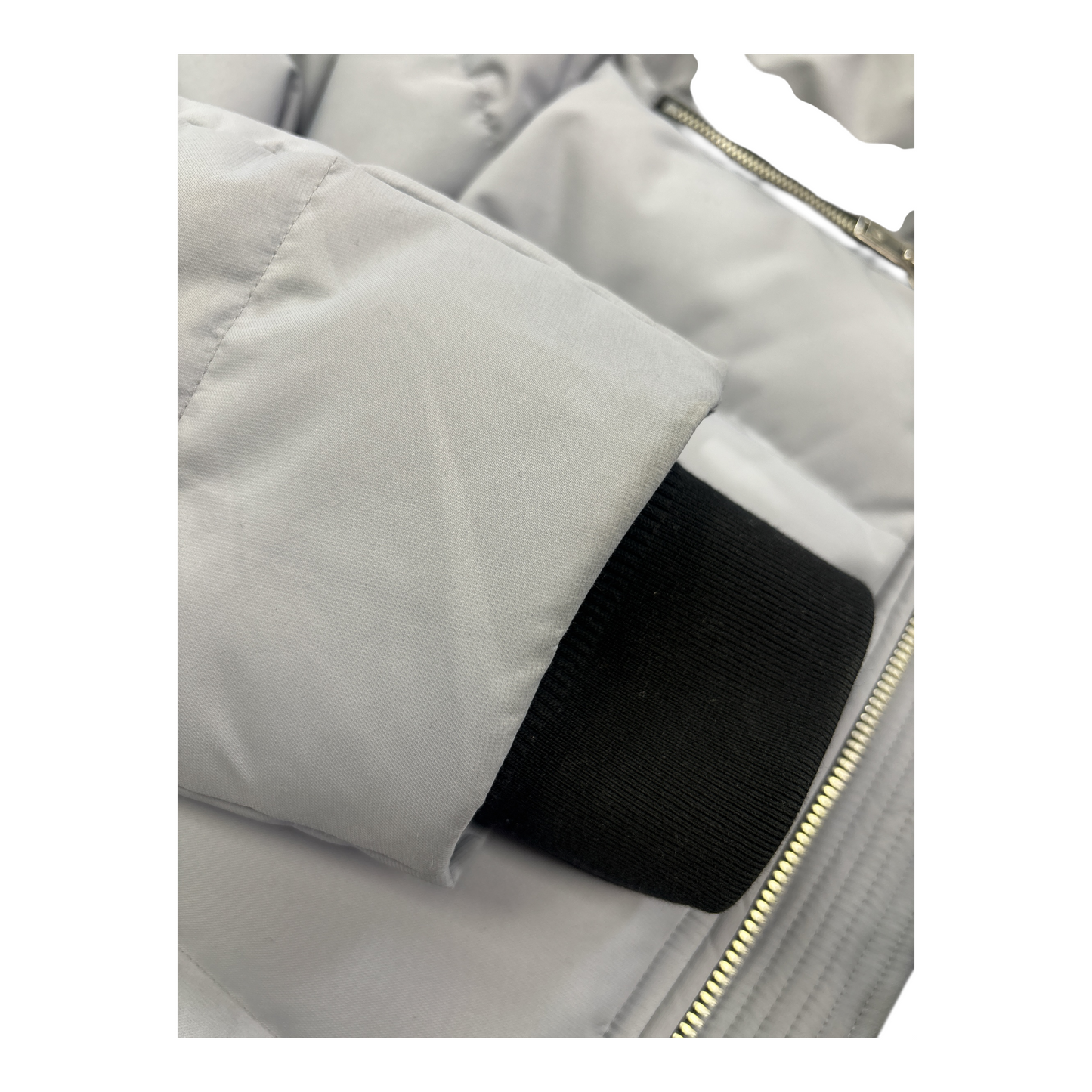 Coat Puffer & Quilted By Cma In Grey, Size: M