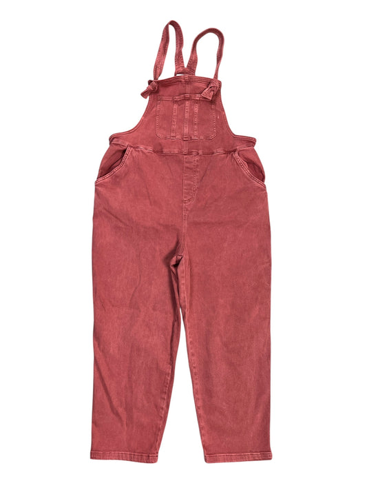 Overalls By Zenana In Pink Denim, Size:L