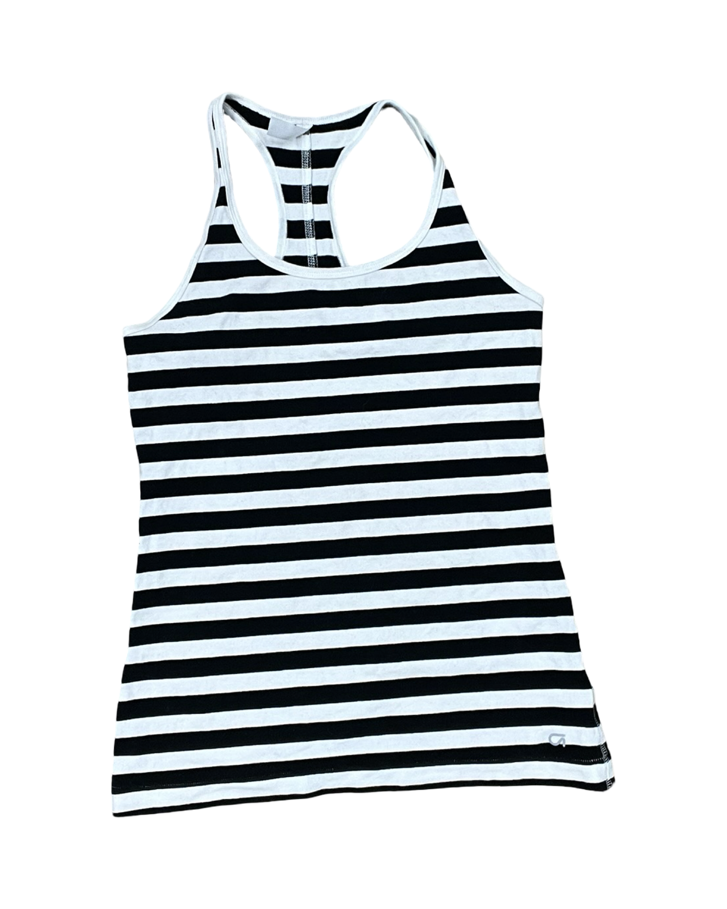 Top Sleeveless By Gapfit In Black & White, Size:Xs