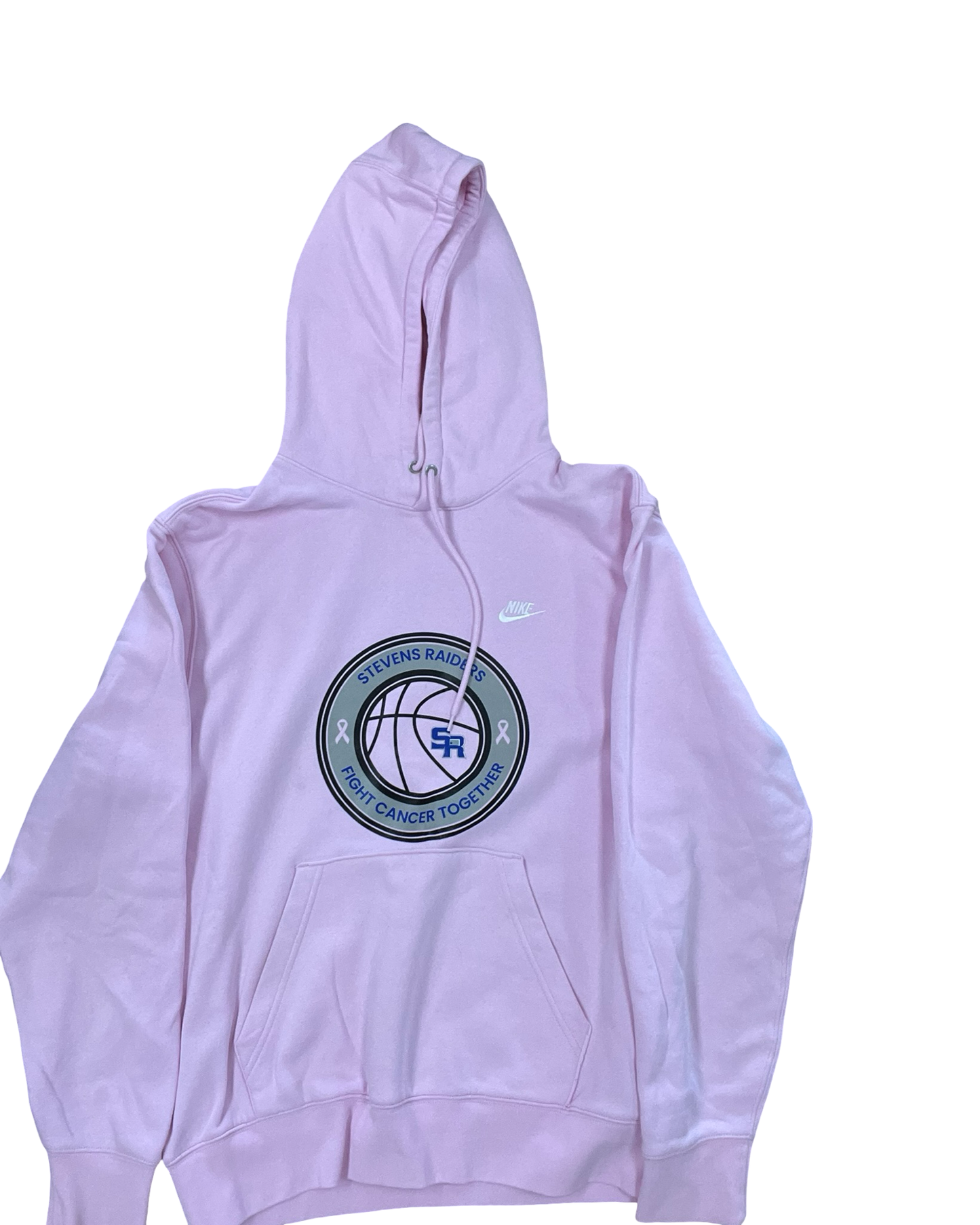 Sweatshirt Hoodie By Nike In Pink, Size:M
