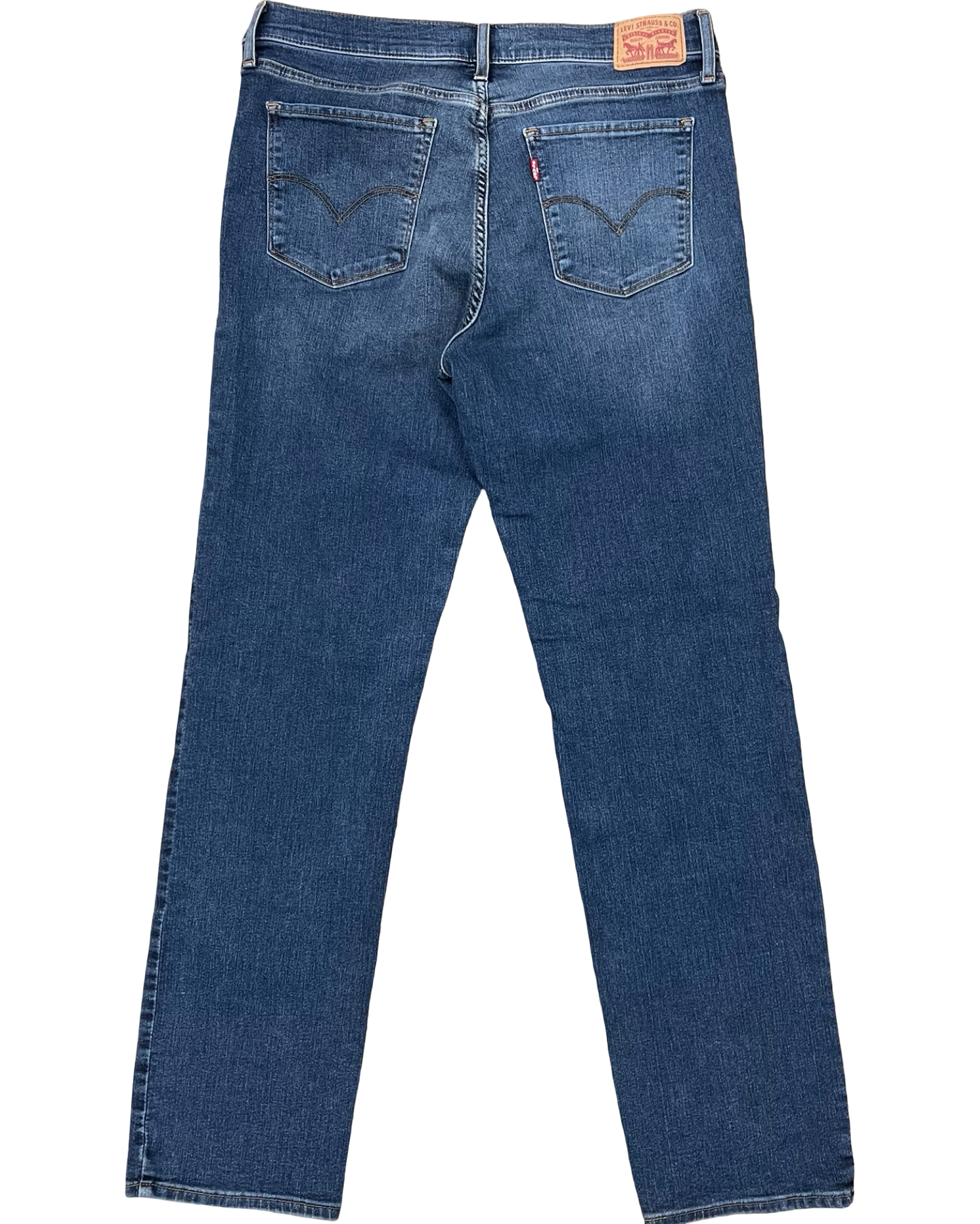 Jeans Skinny By Levis In Blue Denim, Size:14