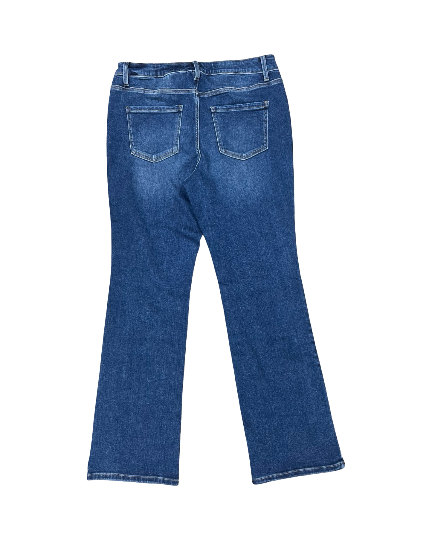 Jeans Boot Cut By Time And Tru In Blue Denim, Size:12