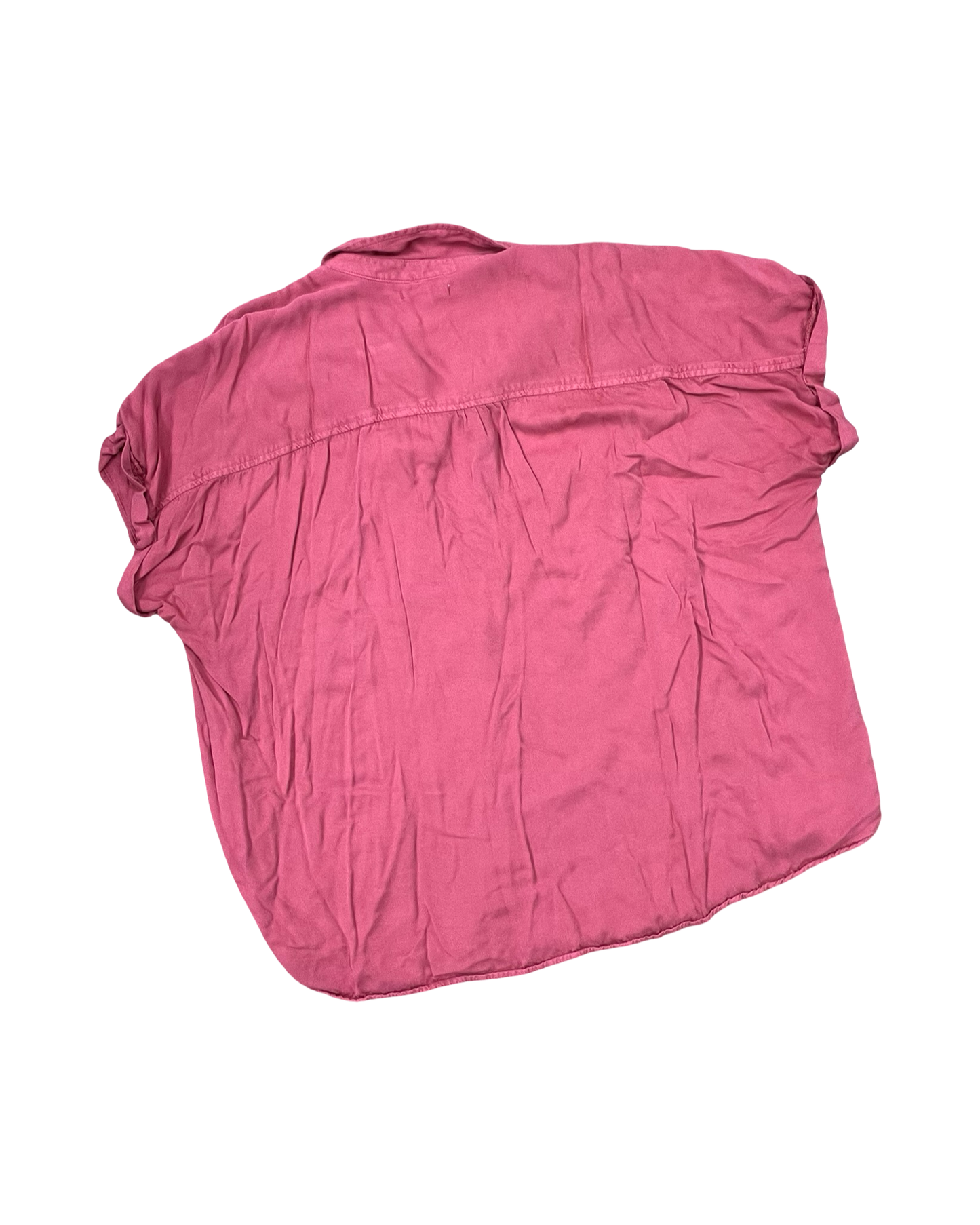 Blouse Ss By Maurices In Pink, Size:2X