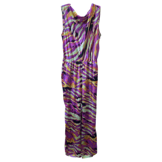 Jumpsuit By Modamix In Purple, Size:1X