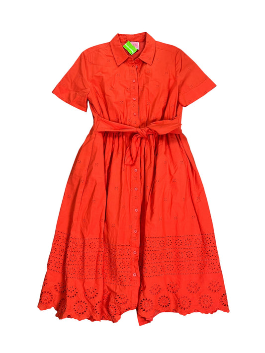 Dress Designer By Kate Spade In Orange, Size:L