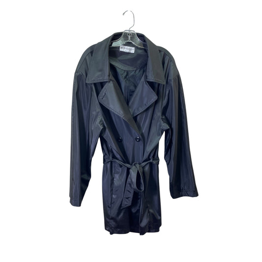 Coat Raincoat By Dressbarn In Black, Size:3X