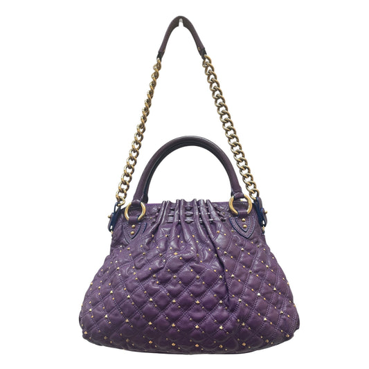 Handbag Luxury Designer By Marc Jacobs In Purple, Size:Large