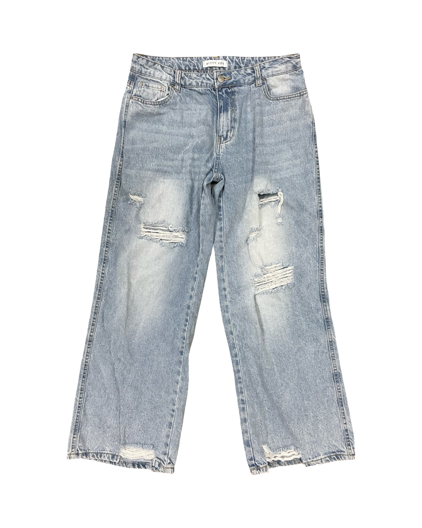 Jeans Wide Leg By Clothes Mentor In Blue, Size:12