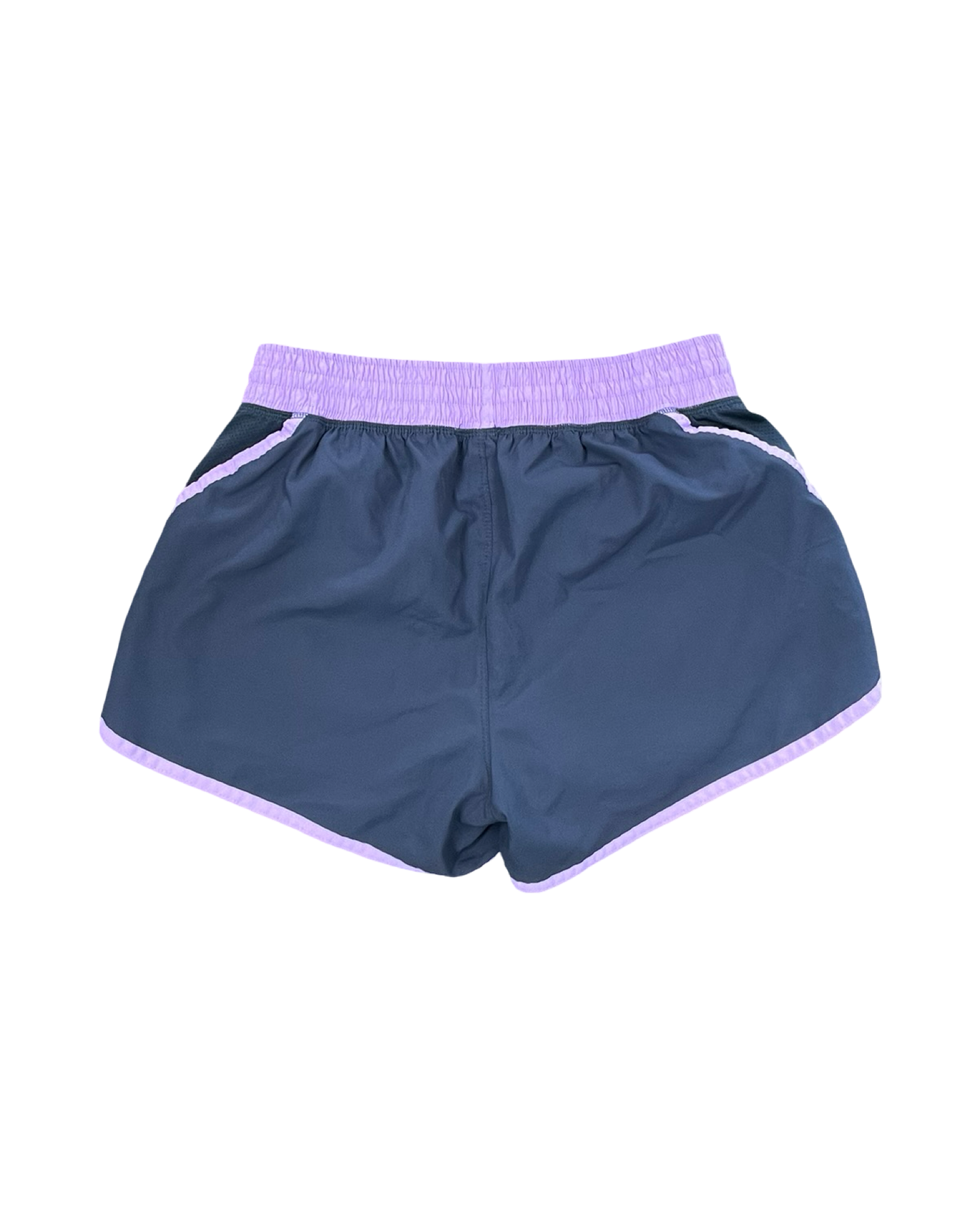 Athletic Shorts By Champion In Grey & Purple, Size:M