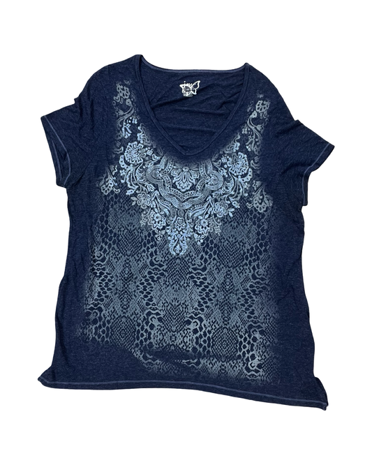 Top Ls By Just My Size In Blue, Size:3X