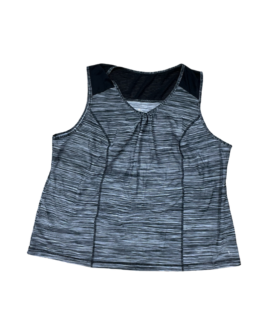 Athletic Tank Top By Danskin Now In Black & White, Size:3X