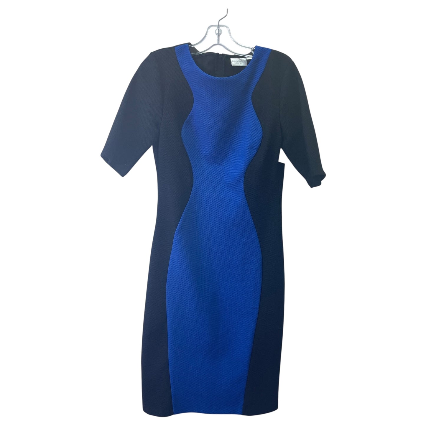 Dress Casual Short By Bisou Bisou In Black & Blue, Size:4