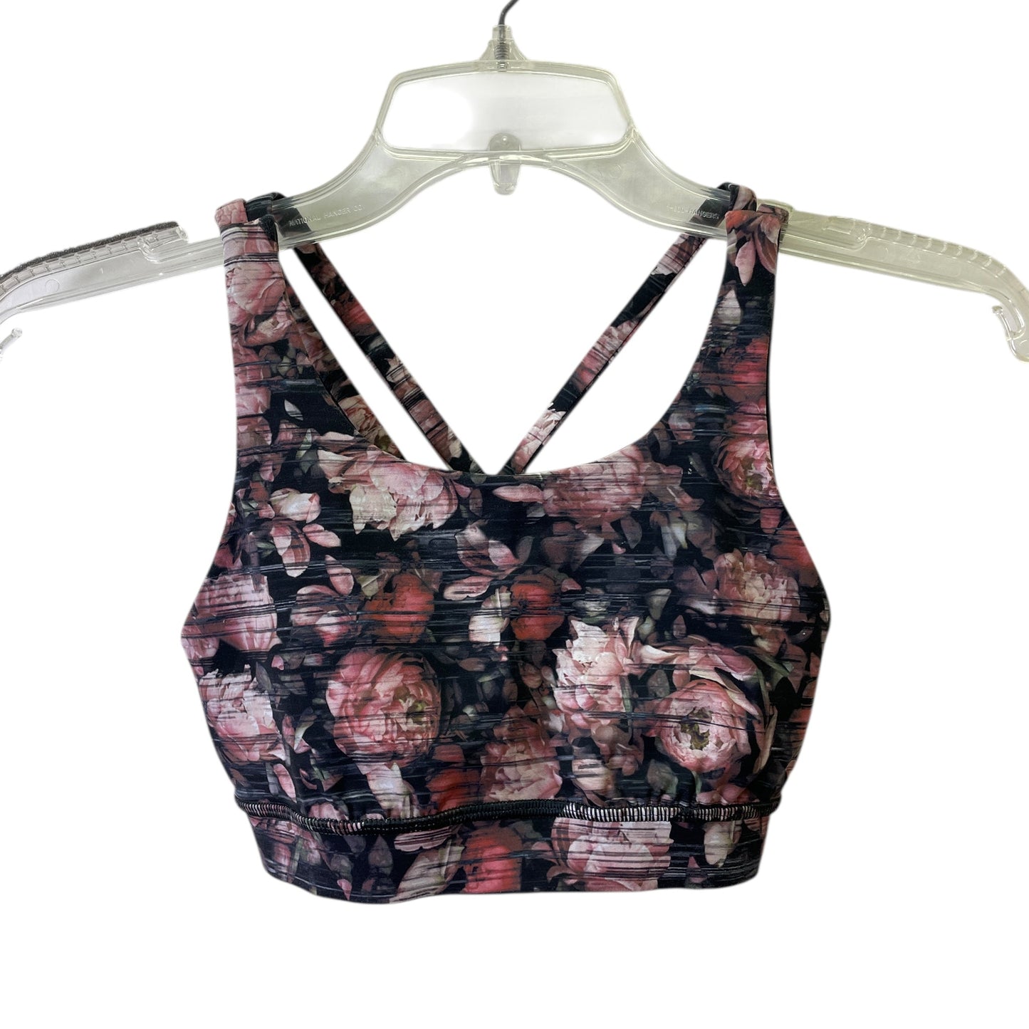 ATHLETIC BRA by LULULEMON In BLACK & PINK, Size: XS
