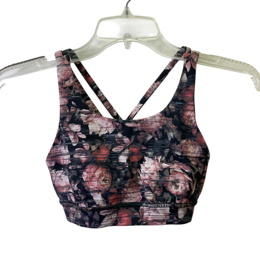 ATHLETIC BRA by LULULEMON In BLACK & PINK, Size: XS