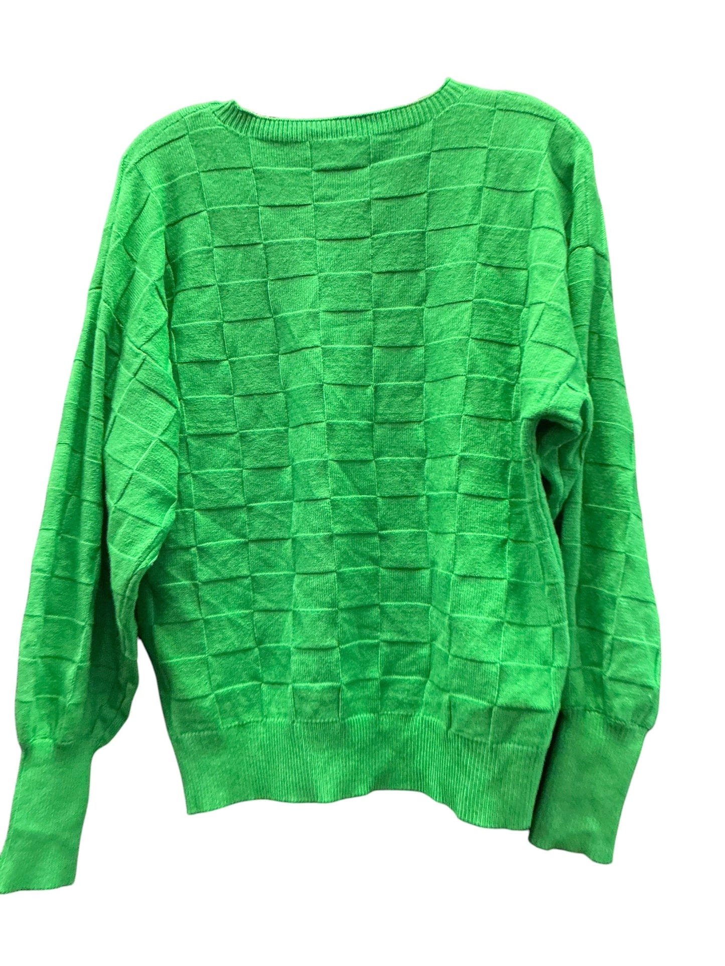 Sweater By Clothes Mentor In Green, Size: M