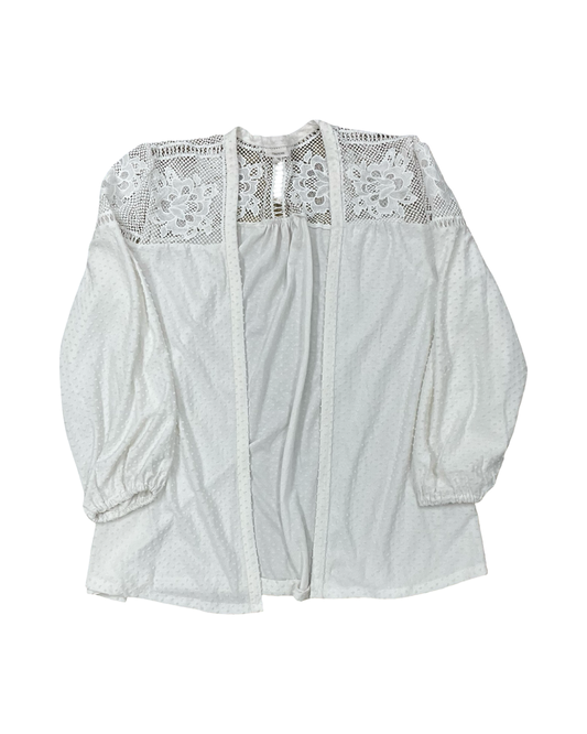 Cardigan By Maurices In White, Size:Xl