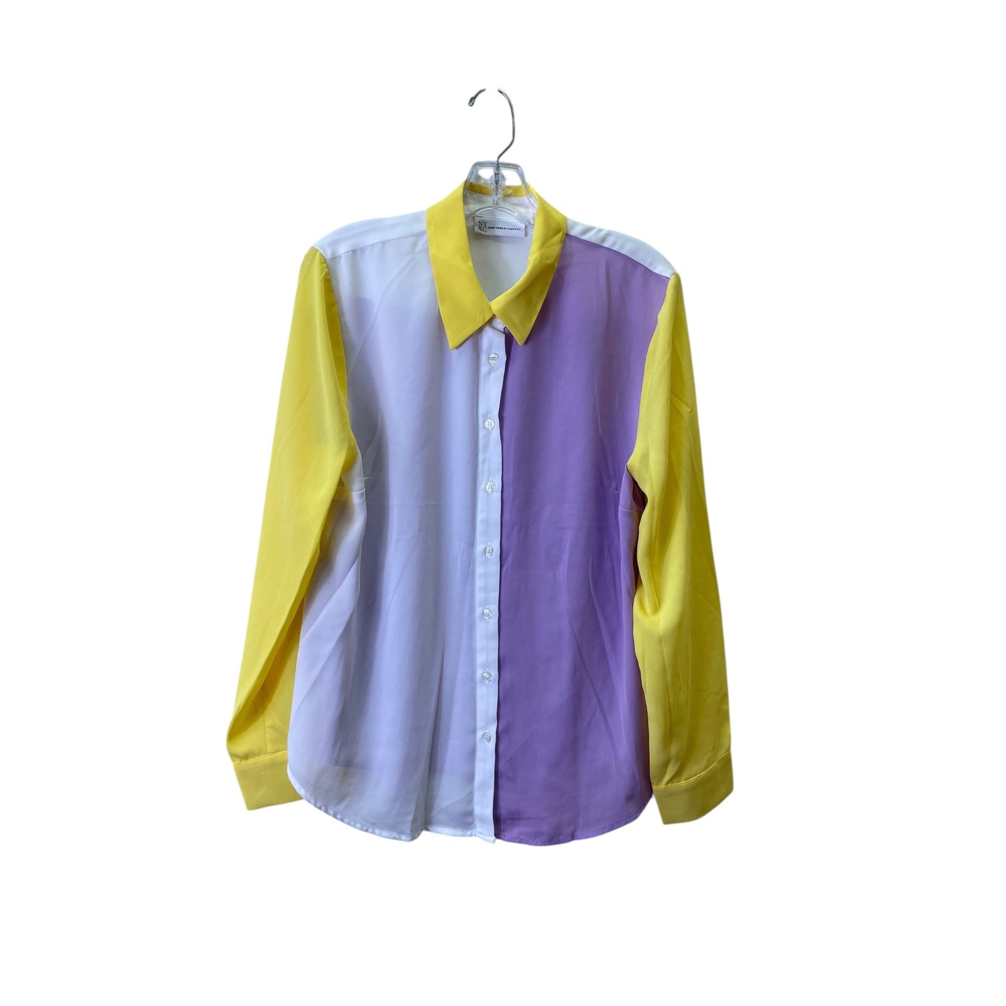 Top Ls By New York And Co In Yellow, Size:L