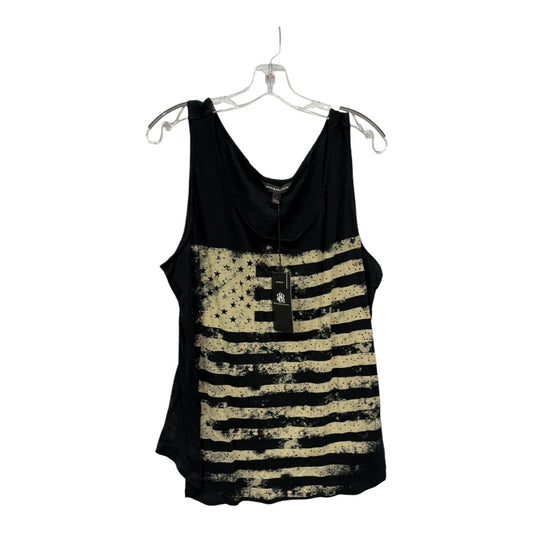 Top Sleeveless By Rock And Republic In Black, Size:1X