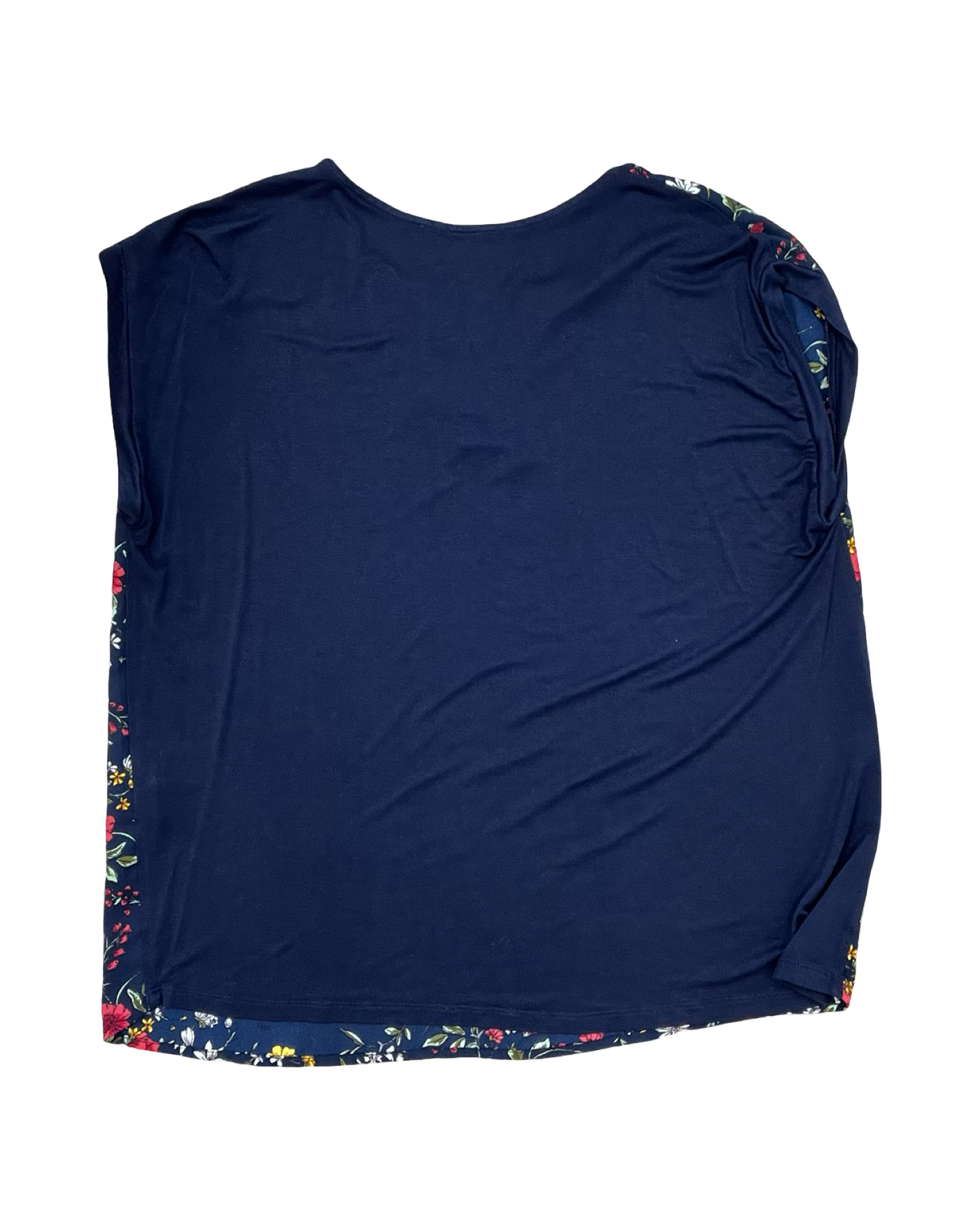Top Ss By Clothes Mentor In Navy, Size:L